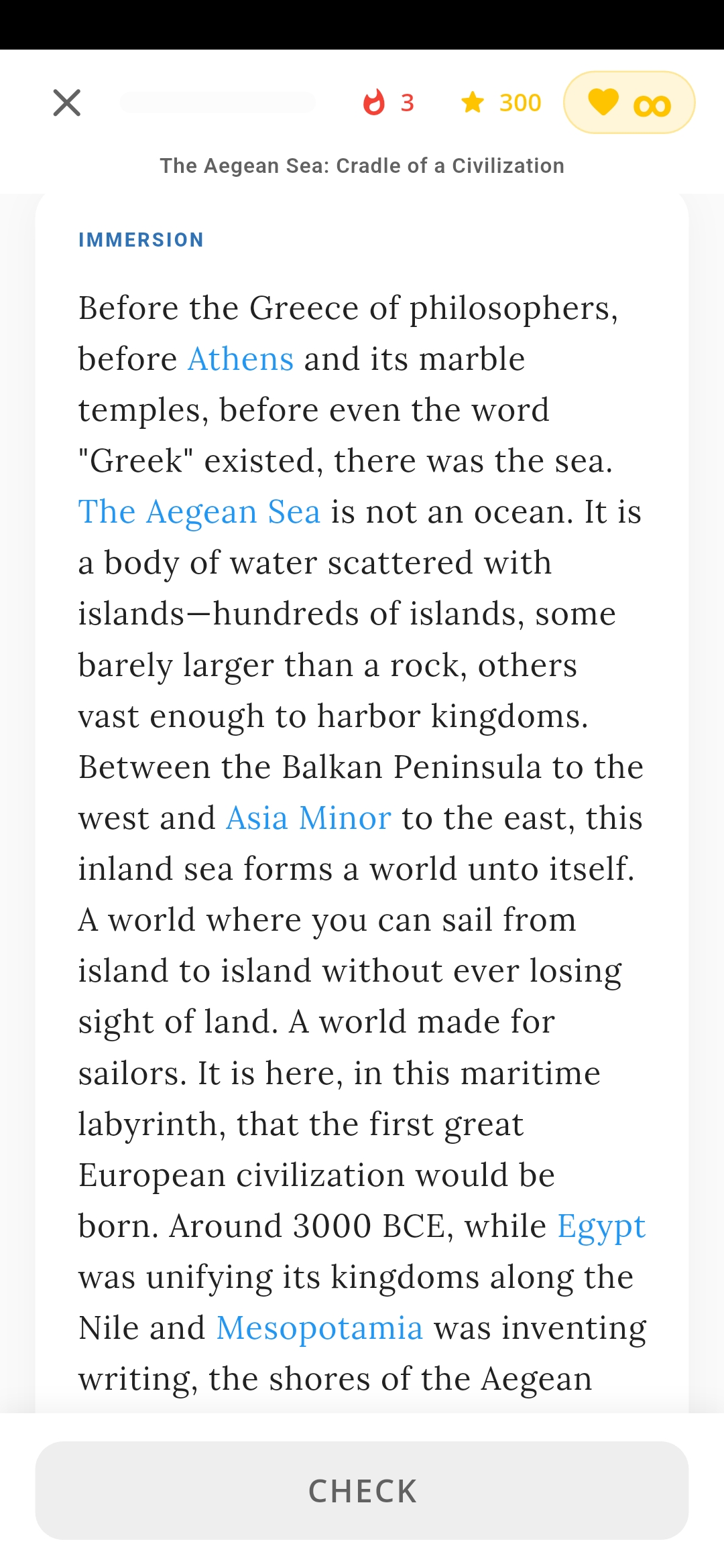 History course told like a novel