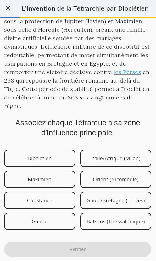 Exercice d'association